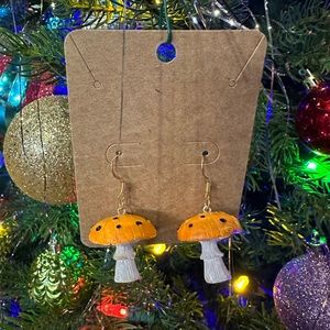 Mushroom Earrings